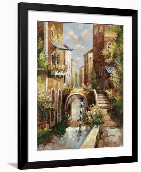 Venice Canal II-Peter Bell-Framed Art Print