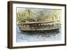 Venice Canal Steamboat Italy 1892-null-Framed Giclee Print