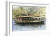 Venice Canal Steamboat Italy 1892-null-Framed Giclee Print