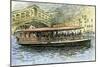 Venice Canal Steamboat Italy 1892-null-Mounted Giclee Print