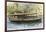 Venice Canal Steamboat Italy 1892-null-Framed Giclee Print