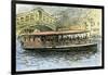 Venice Canal Steamboat Italy 1892-null-Framed Giclee Print