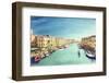 Venice Canal Vintage Style-Iakov Kalinin-Framed Photographic Print