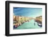 Venice Canal Vintage Style-Iakov Kalinin-Framed Photographic Print