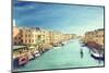 Venice Canal Vintage Style-Iakov Kalinin-Mounted Photographic Print