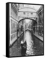 Venice Canal-Cyndi Schick-Framed Stretched Canvas