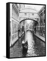 Venice Canal-Cyndi Schick-Framed Stretched Canvas