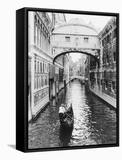 Venice Canal-Cyndi Schick-Framed Stretched Canvas