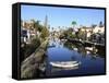 Venice Canals, Venice Beach, Los Angeles, California, United States of America, North America-Wendy Connett-Framed Stretched Canvas