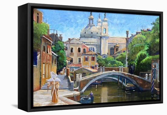 Venice Carnevale, 2000-Trevor Neal-Framed Stretched Canvas