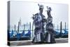 Venice Carnival masks in Riva degli Schiavoni. Venice, Veneto, Italy, Europe-ClickAlps-Stretched Canvas