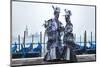 Venice Carnival masks in Riva degli Schiavoni. Venice, Veneto, Italy, Europe-ClickAlps-Mounted Photographic Print