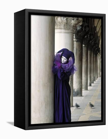 Venice Carnival, Venice, Italy-Peter Adams-Framed Stretched Canvas