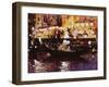 Venice Carnival (W/C on Paper)-Laurence Fish-Framed Giclee Print