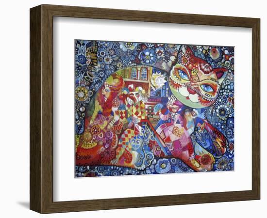 Venice Cat-Oxana Zaika-Framed Giclee Print