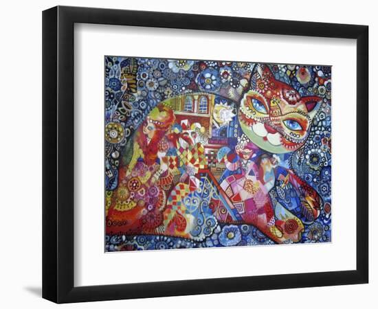 Venice Cat-Oxana Zaika-Framed Giclee Print