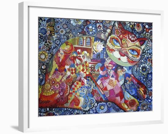 Venice Cat-Oxana Zaika-Framed Giclee Print