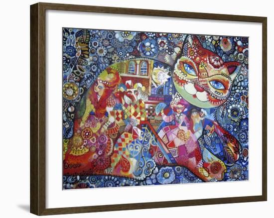 Venice Cat-Oxana Zaika-Framed Giclee Print