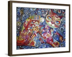 Venice Cat-Oxana Zaika-Framed Giclee Print