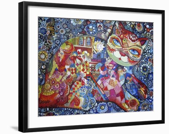 Venice Cat-Oxana Zaika-Framed Giclee Print