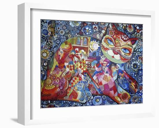 Venice Cat-Oxana Zaika-Framed Giclee Print