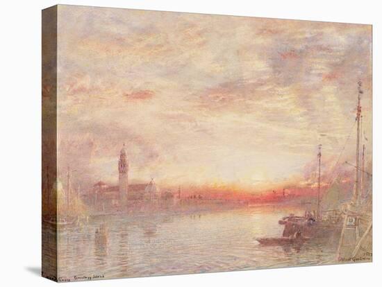 Venice, Cemetery Island (San Michele), 1903-Albert Goodwin-Stretched Canvas