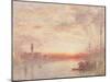 Venice, Cemetery Island (San Michele), 1903-Albert Goodwin-Mounted Giclee Print