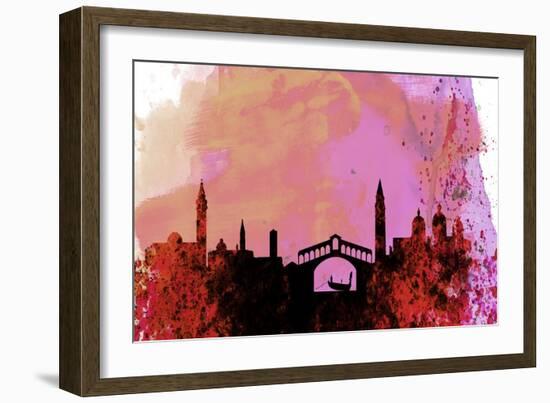 Venice City Skyline-NaxArt-Framed Art Print