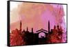 Venice City Skyline-NaxArt-Framed Stretched Canvas