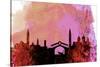 Venice City Skyline-NaxArt-Stretched Canvas