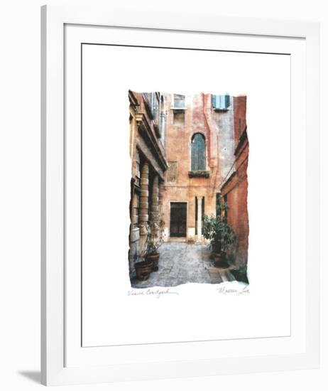 Venice Courtyard-Maureen Love-Framed Photo