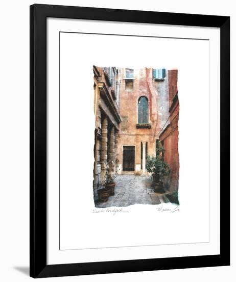 Venice Courtyard-Maureen Love-Framed Photo