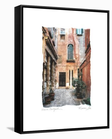 Venice Courtyard-Maureen Love-Framed Stretched Canvas