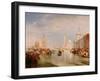 Venice, Dogana and S. Giorgio Maggiore-JMW Turner-Framed Premium Giclee Print