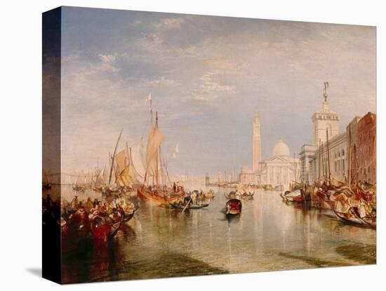 Venice, Dogana and S. Giorgio Maggiore-JMW Turner-Stretched Canvas