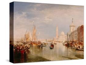 Venice, Dogana and S. Giorgio Maggiore-JMW Turner-Stretched Canvas