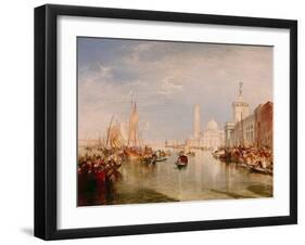 Venice, Dogana and S. Giorgio Maggiore-JMW Turner-Framed Giclee Print