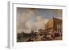 Venice: Ducal Palace with a Religious Procession, c1828-Richard Parkes Bonington-Framed Giclee Print