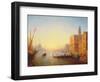 Venice, Evening-Felix Ziem-Framed Giclee Print