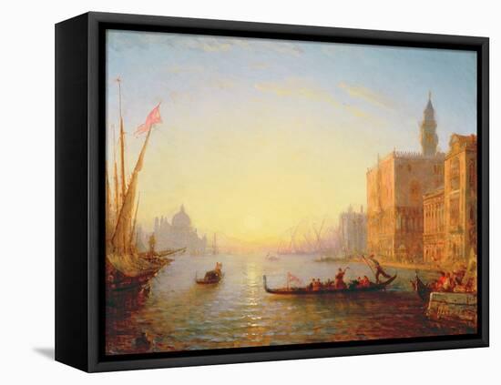 Venice, Evening-Felix Ziem-Framed Stretched Canvas