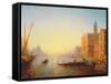 Venice, Evening-Felix Ziem-Framed Stretched Canvas