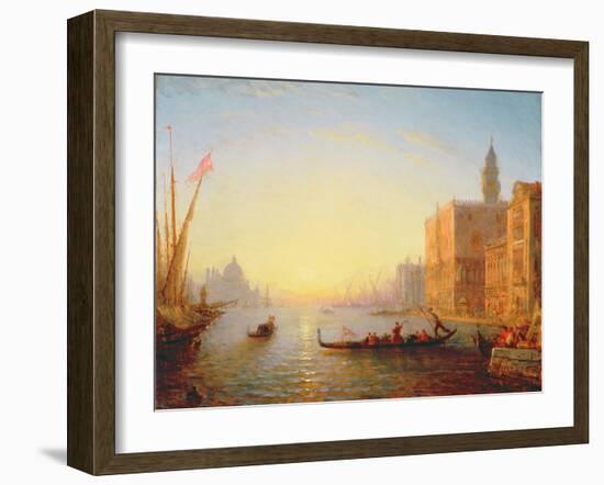 Venice, Evening-Felix Ziem-Framed Giclee Print