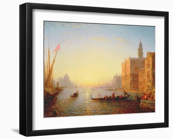 Venice, Evening-Felix Ziem-Framed Giclee Print