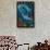 Venice, Florida - Dolphins Paper Mosaic-Lantern Press-Framed Stretched Canvas displayed on a wall