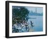 Venice from Cipriani (W/C on Paper)-Laurence Fish-Framed Giclee Print