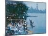 Venice from Cipriani (W/C on Paper)-Laurence Fish-Mounted Giclee Print