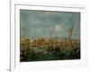 Venice from the Bacino di San Marco, c.1765-Francesco Guardi-Framed Premium Giclee Print