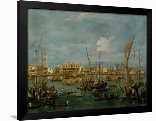 Venice from the Bacino di San Marco, c.1765-Francesco Guardi-Framed Premium Giclee Print
