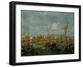 Venice from the Bacino di San Marco, c.1765-Francesco Guardi-Framed Giclee Print