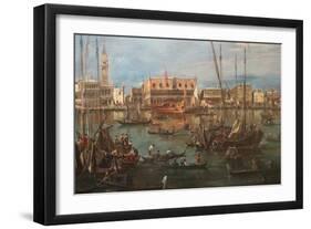 Venice from the Bacino Di San Marco-Francesco Guardi-Framed Art Print